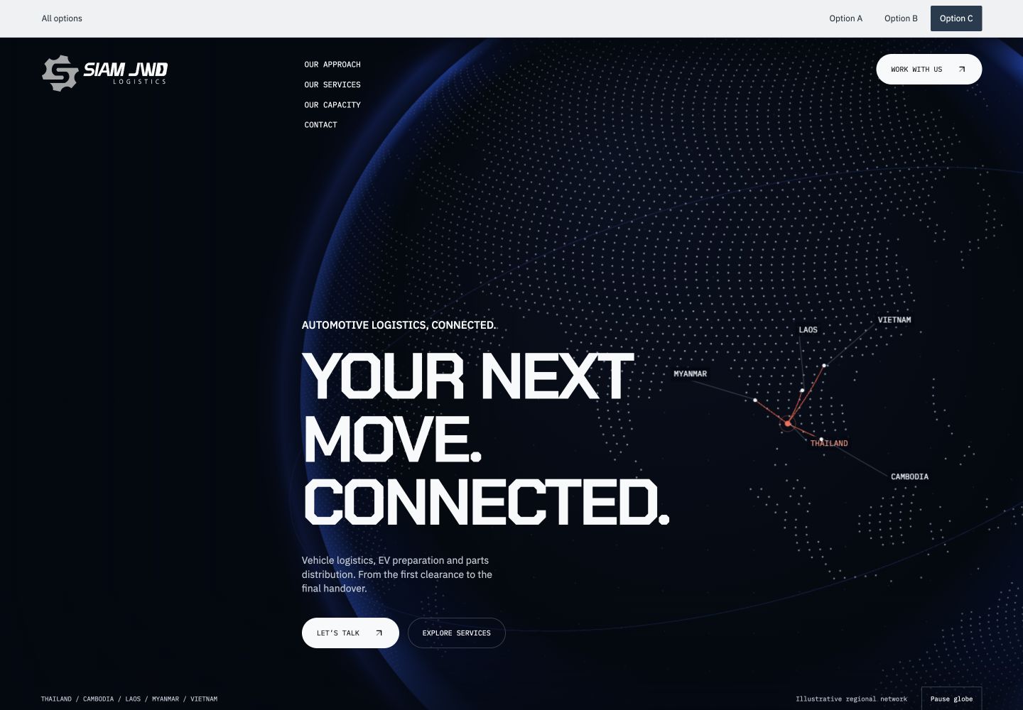 Option C website preview