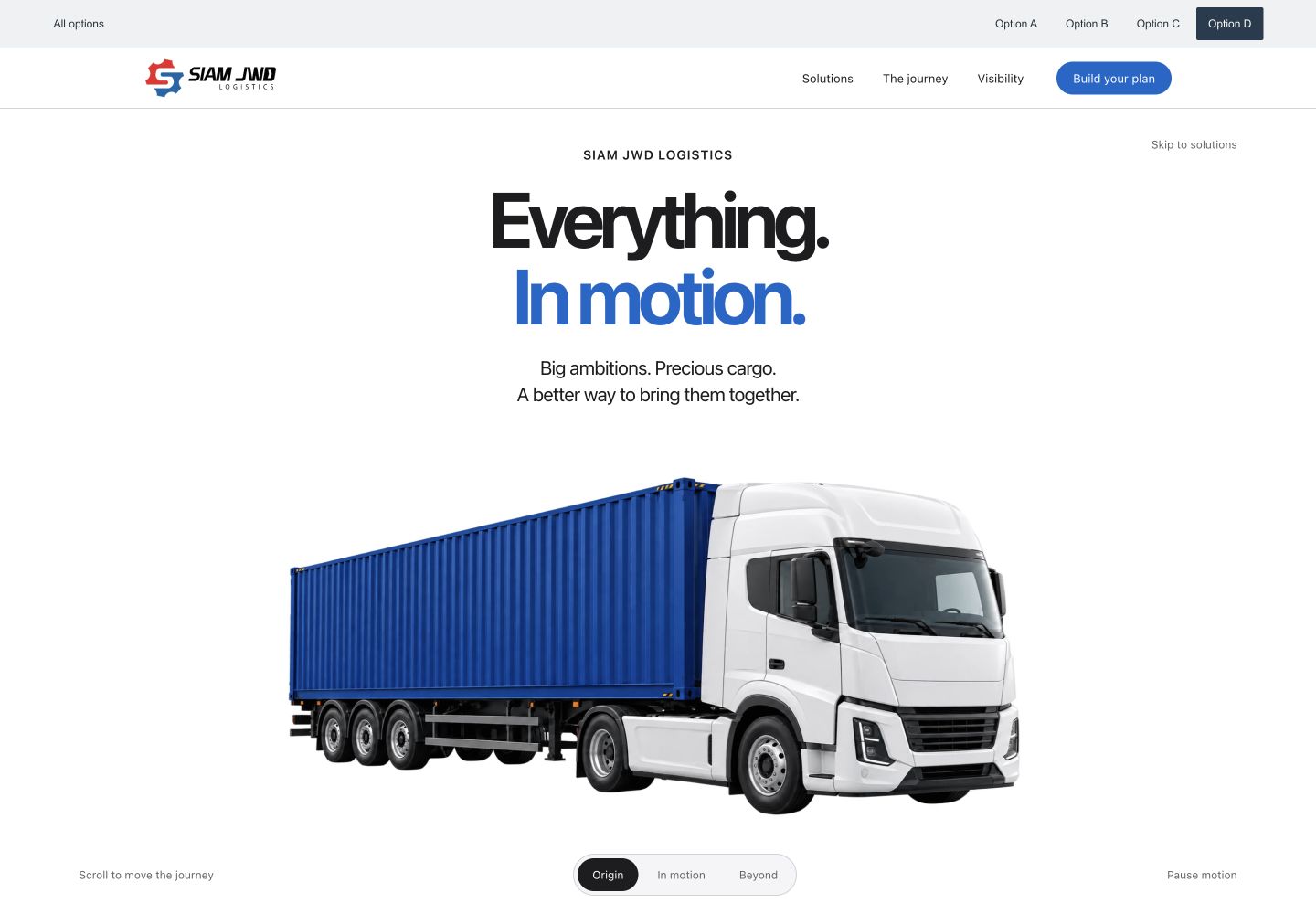Option D website preview