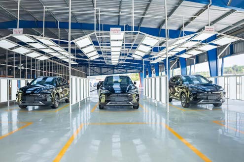 Vehicle pre-delivery inspection area from the SIAM JWD profile